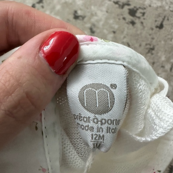 Marlu Baby Girl Knit One Piece Size 12 Months NWT - Picture 3 of 4